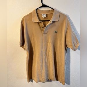 Lacoste Mens Polo Shirt Size 6,100% Cotton, Buttom Closure,Made in Peru